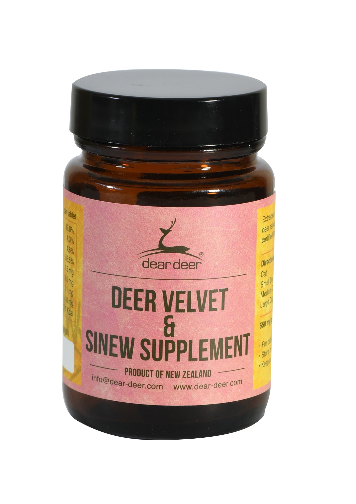 Dear Deer 鹿茸鹿筋活力保健素 (Deer Velvet & Sinew Supplement) 100粒裝